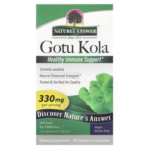 Nature's Answer Gotu Kola, 330 mg, 60 kapsler