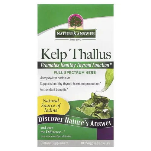 Nature's Answer Kelp Thallus, 100 kapsler