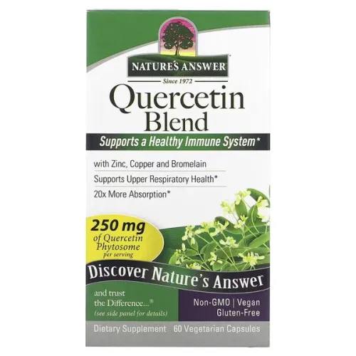 Nature's Answer Quercetin Blend, 60 kapsler