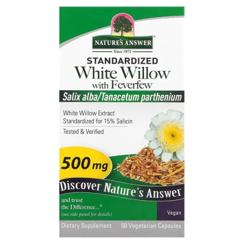 Nature's Answer Hvid Pil med Matrem, 60 kapsler