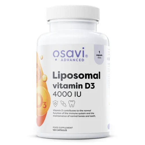 Osavi Liposomal Vitamin D3, 4000 IU, 120 kapsler