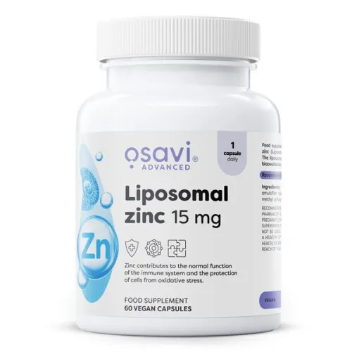 Osavi Liposomal Zink, 15 mg, 60 vegankapsler