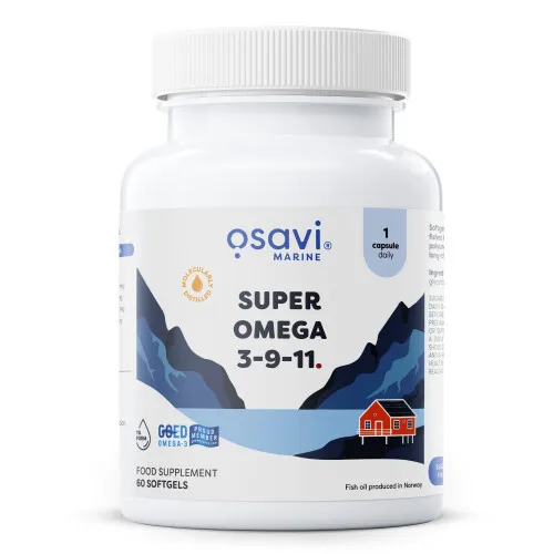 Osavi Super Omega 3-9-11, 60 kapsler
