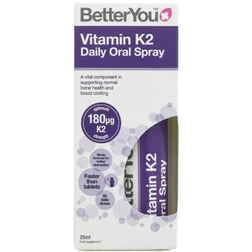 BetterYou Vitamin K2 Oral Daglig spray, 25 ml