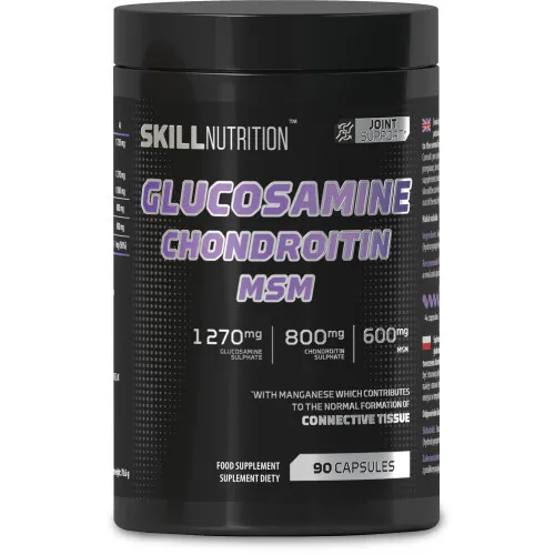Skill Nutrition Glucosamin Chondroitin MSM, 90 kapsler