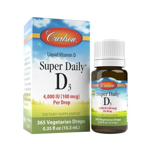 Carlson Labs Super Daily D3, 4000 IU, 10 ml dråber