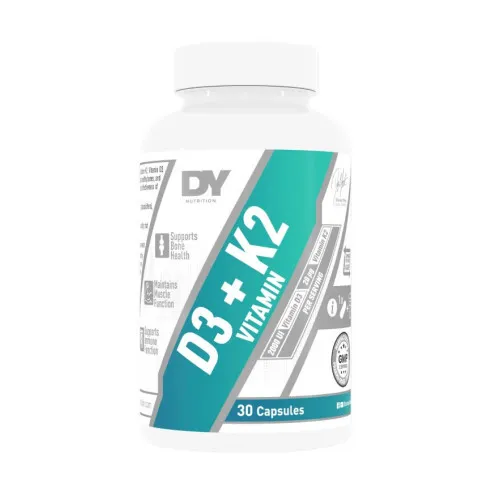 Dorian Yates D3 + K2 Vitamin, 30 kapsler