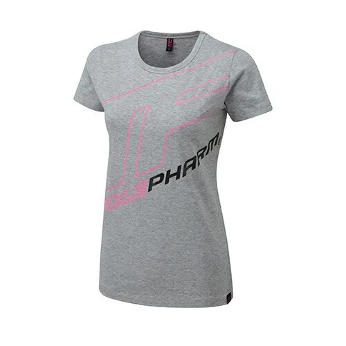 Musclepharm Sportswear Dame Outline Logo Tee, grå