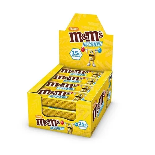 Mars Protein M&M's Protein Jordnøddebar, 12 x 51 g, 612 gram