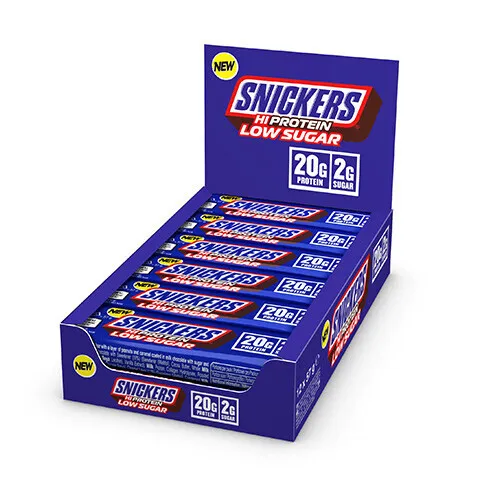 Mars Protein Snickers Lav Sukker Høj Protein Bar, 12 x 57 g