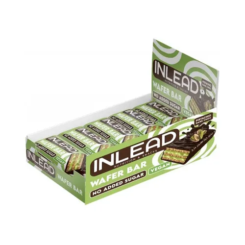 Inlead Wafer Bar Pistacie, 15 x 45 g