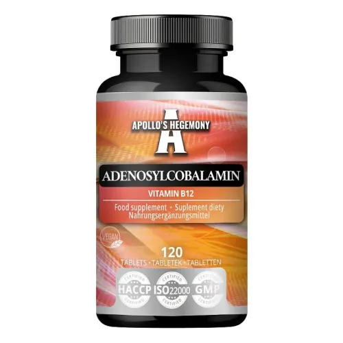 Apollo's Hegemony Adenosylcobalamin Vitamin B12, 120 tabletter