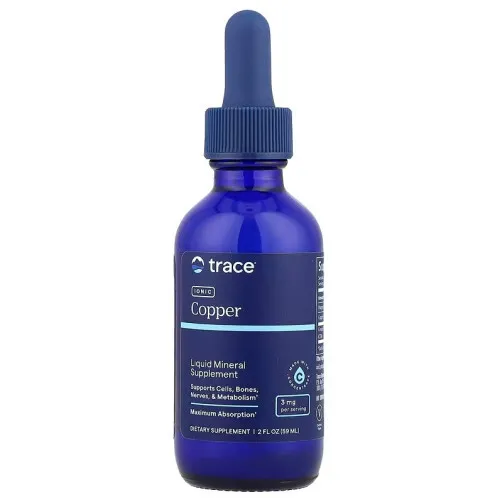 Trace Minerals Ionisk Kobber, 3 mg, 59 ml