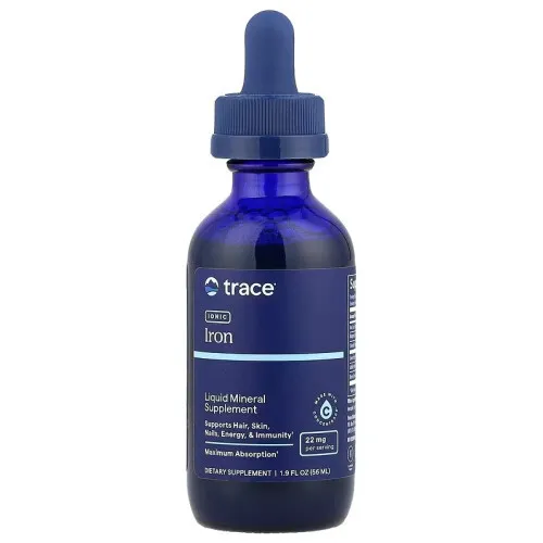 Trace Minerals Ionisk Jern, 22 mg, 56 ml