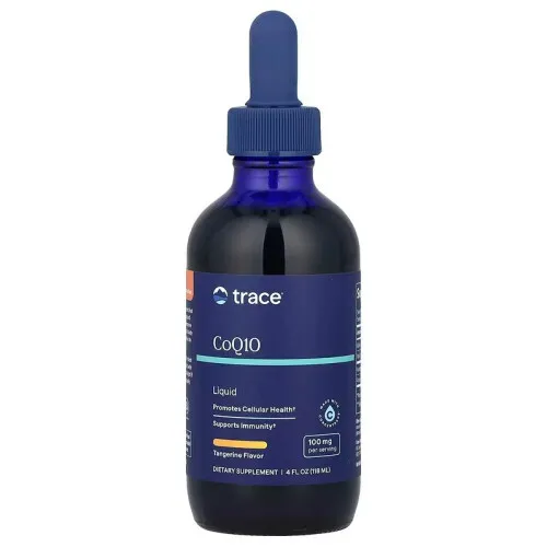 Trace Minerals Flydende CoQ10, 100 mg, 118 ml