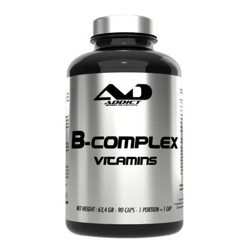 Addict Sport Nutrition B-Kompleks Vitaminer, 90 kapsler