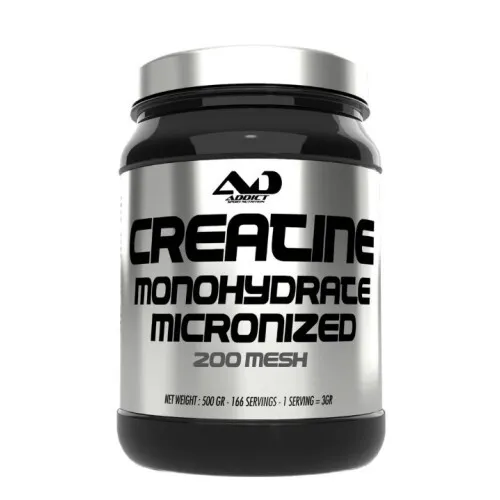 Addict Sport Nutrition Kreatin Monohydrat Mikroniseret 200 Mesh, 500 gram