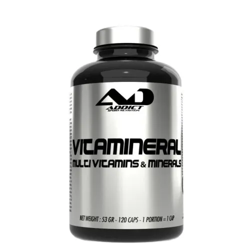 Addict Sport Nutrition Vitamineral, 120 kapsler