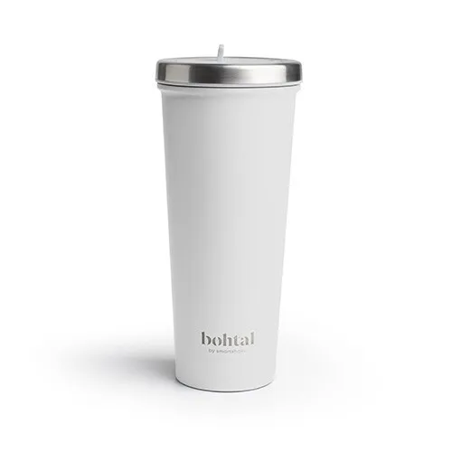 Smartshake Bohtal Isoleret Termokop, Hvid, 750 ml