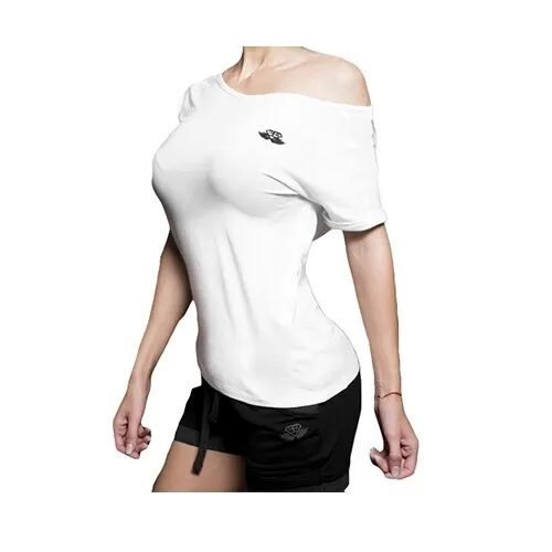 Body Engineers Drop Shoulder T-shirt, Hvid