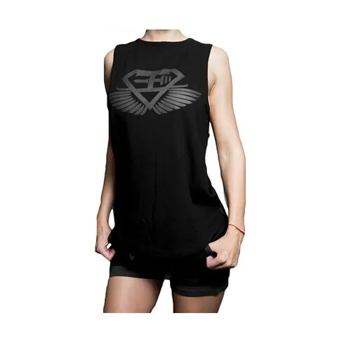Body Engineers XA1 Løs Tanktop, Sort