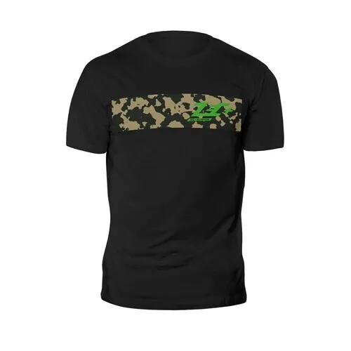 Zec+ Sportswear T-Shirt Camou Shirt Sort med grønt logo