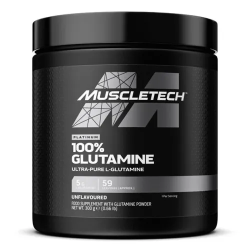 Muscletech Platinum 100% Glutamin, 300 gram