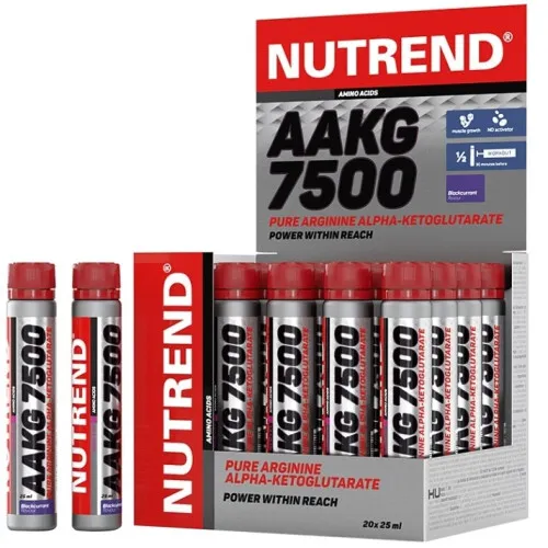 Nutrend AAKG 7500, Blackcurrant, 20 x 25 ml