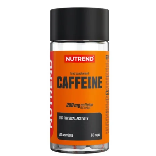 Nutrend Koffein 200 mg, 60 kapsler