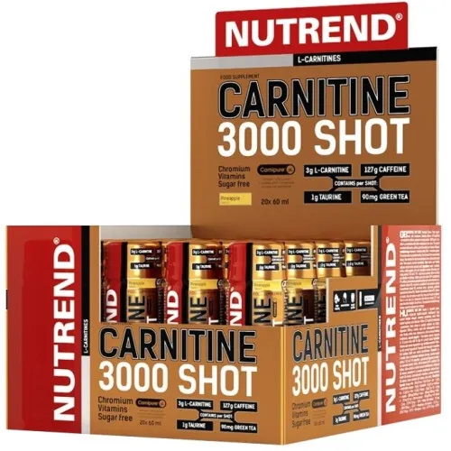 Nutrend Carnitin 3000 Shot, 20 x 60 ml