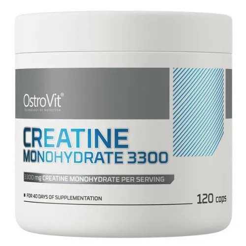 OstroVit Kreatin Monohydrat 3300, 120 kapsler