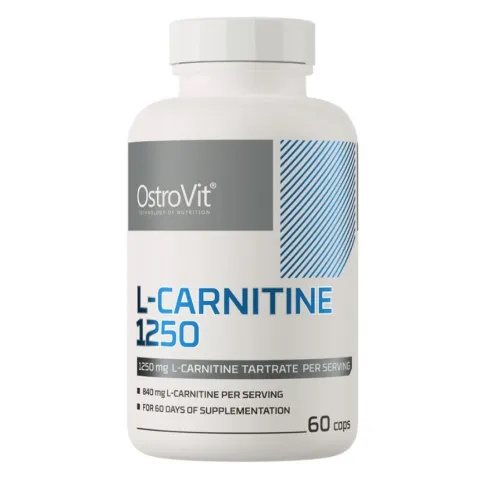 OstroVit L-Carnitin, 1250 mg, 60 kapsler