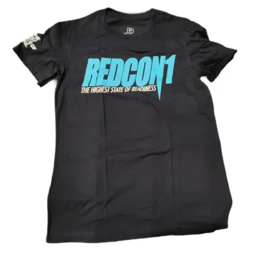 Redcon1 OG T-shirt, Teal på Sort, Medium