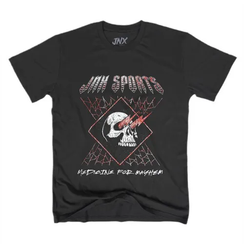 JNX Sports Ride the Lightning T-Shirt, Coal, Large