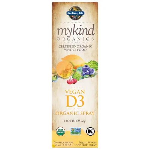 Garden of Life Mykind Vegansk D3 Spray, 1000 IU, 58 ml