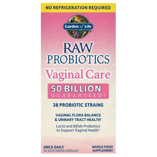Garden of Life Raw Probiotics Vaginal Pleje, 30 kapsler