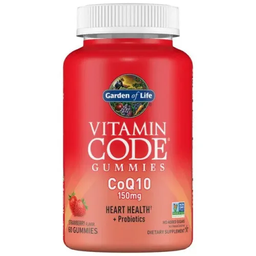 Garden of Life Vitamin Code CoQ10 Vingummier, Strawberry, 60 vingummier