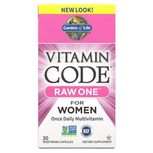 Garden of Life Vitamin Code RAW ONE til Kvinder, 30 kapsler