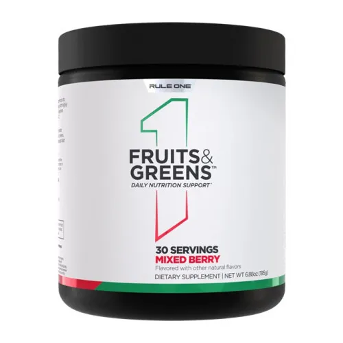 Rule One Fruits & Greens, Mixed Berry, 195 gram