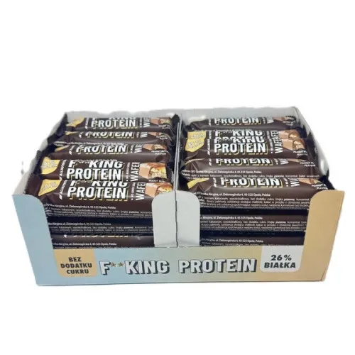 Allnutrition Fitking Protein Wafer, Peanut Butter, 40 x 39 g