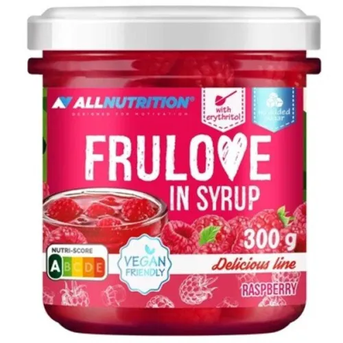 Allnutrition Frulove i Sirup, Hindbær, 300 gram