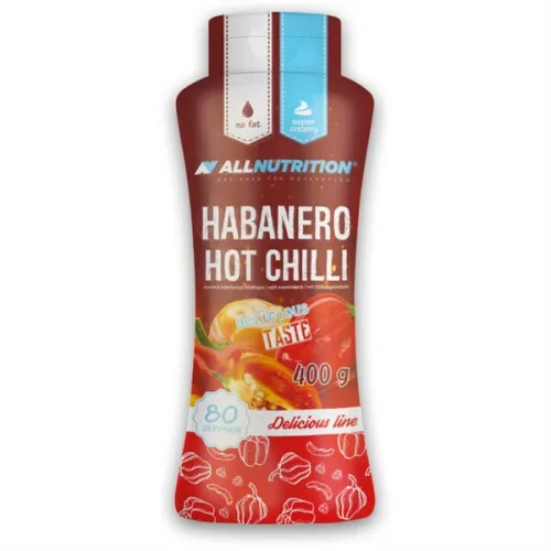 Allnutrition Habanero Varm Chili Sauce, 400 gram
