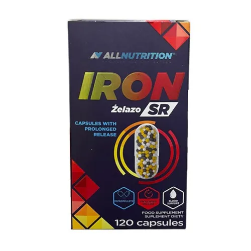 Allnutrition Jern SR, 120 kapsler