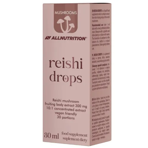 Allnutrition Svampe Reishi Dråber, 300 mg, 30 ml
