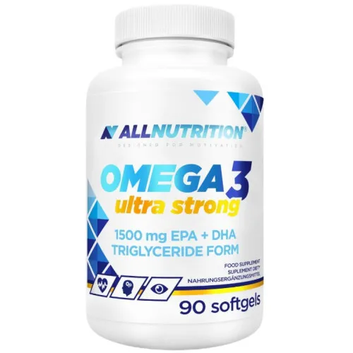 Allnutrition Omega 3 Ultra Stærk, 90 kapsler