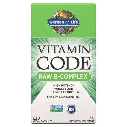 Garden of Life Vitamin Code Raw B-Complex, 120 kapsler