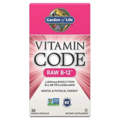 Garden of Life Vitamin Code Raw B-12, 30 kapsler