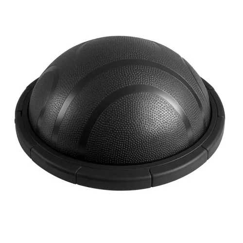 Balancetræner halvbold 60 cm med pumpe, sort