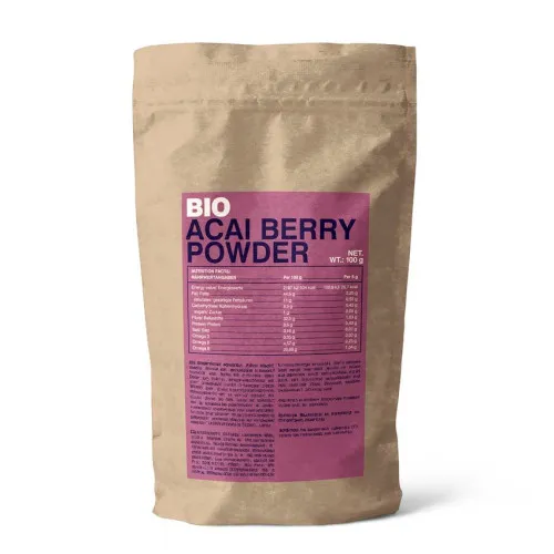 Acai pulver, økologisk (100 g)