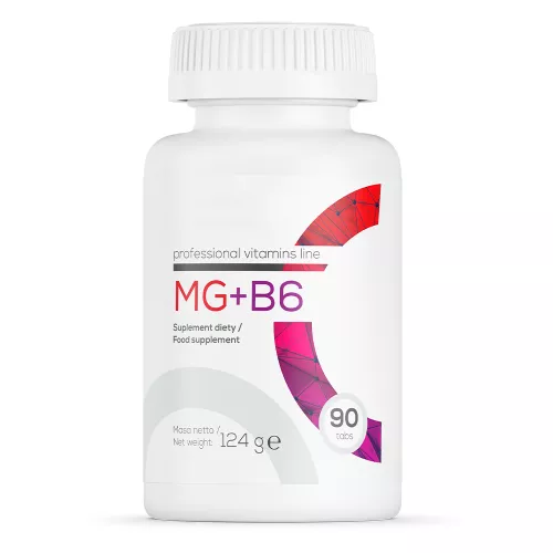 Magnesium og B6-vitamin (90 tabletter)